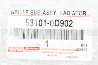 531010D902 GRILLE SUB-ASSY, RADIATOR
