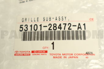 5310128472A1 GRILLE SUB-ASSY, RADIATOR