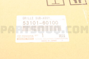 5310160100 Toyota GRILLE, RADIATOR