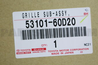 5310160D20 GRILLE SUB-ASSY