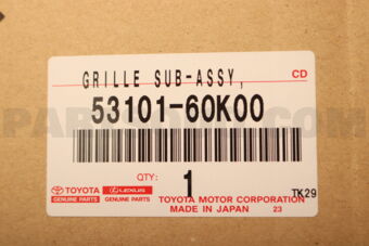 5310160K00 Toyota GRILLE SUB-ASSY