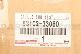 5310233080 GRILLE SUB-ASSY