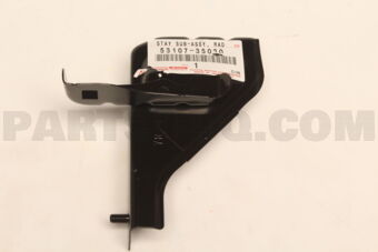 5310735030 BRACKET SUB-ASSY, RADIATOR GRILLE, LOWER RH