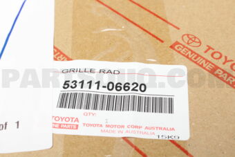 5311106620 GRILLE SUB-ASSY, RADIATOR