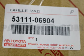 5311106904 Toyota GRILLE, RADIATOR