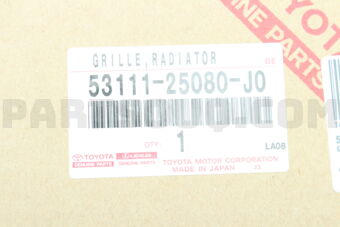 5311125080J0 GRILLE, RADIATOR