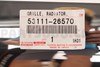 5311126570 GRILLE, RADIATOR, LOWER