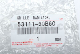 5311160B60 GRILLE  RADIATOR
