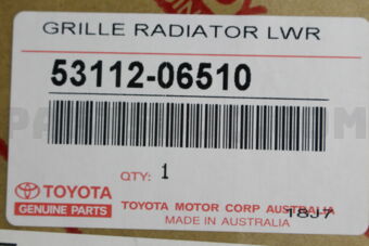 5311206510 GRILLE  RADIATOR  LW