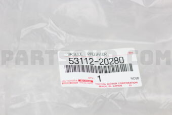 5311220280 GRILLE, RADIATOR, LOWER NO.1