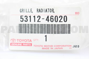 5311246020 GRILLE, RADIATOR, LOWER