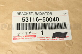 5311650040 BRACKET  RADIATOR