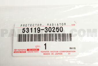 5311930260 PROTECTOR, RADIATOR GRILLE
