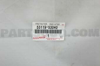 5311953040 PROTECTOR, RADIATOR GRILLE