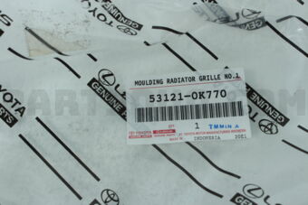 531210K770 MOULDING  RADIATOR G