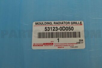 531230D050 MOULDING, RADIATOR G