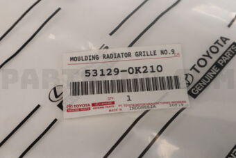 531290K210 MOULDING  RADIATOR G