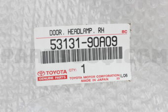 5313190A09 DOOR, HEADLAMP, RH