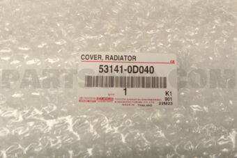 531410D040 Toyota COVER  RADIATOR