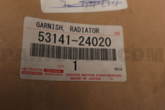 5314124020 GARNISH, RADIATOR GRILLE