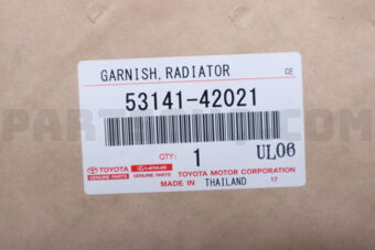 5314142021 GARNISH, RADIATOR