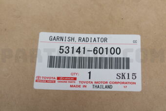 5314160100 GARNISH  RADIATOR