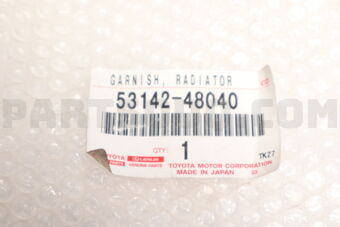 5314248040 Toyota GARNISH, RADIATOR