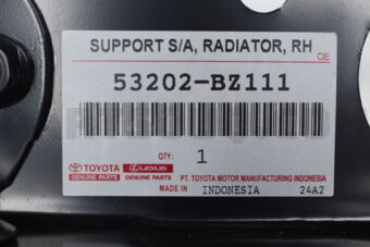 53202BZ111 Toyota SUPPORT SUB-ASSY RADIATOR RH