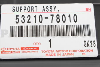 5321078010 SUPPORT, RADIATOR, UPPER