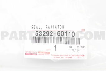 5329260110 SEAL, RADIATOR SUPPORT, UPPER