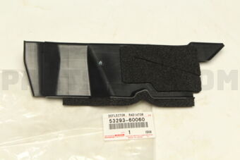 5329360060 DEFLECTOR, RADIATOR SIDE, RH