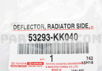 53293KK040 DEFLECTOR  RADIATOR