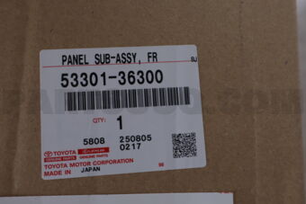 5330136300 Toyota PANEL SUB-ASSY, FR