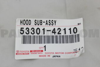 5330142110 HOOD SUB-ASSY