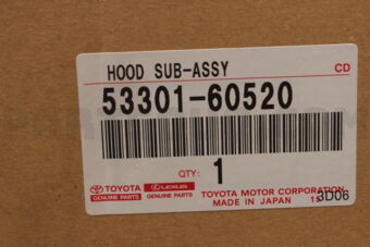 5330160520 Toyota HOOD SUB-ASSY