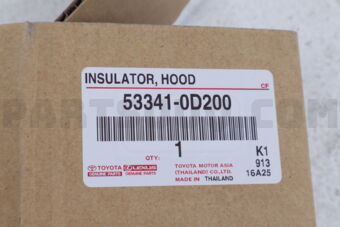 533410D200 Toyota INSULATOR, HOOD