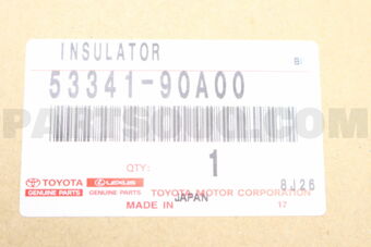 5334190A00 INSULATOR, HOOD