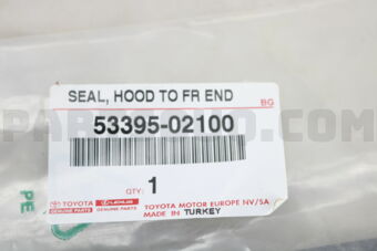 5339502100 SEAL, HOOD TO RADIATOR GRILLE