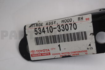 5341033070 HINGE ASSY, HOOD, RH