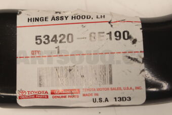 534200E190 HINGE ASSY  HOOD  LH