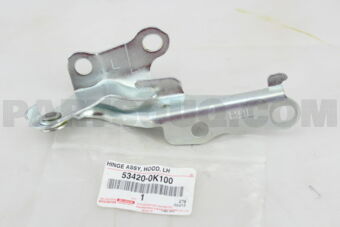 534200K100 HINGE ASSY, HOOD, LH