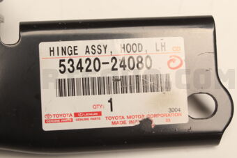5342024080 Toyota HINGE ASSY, HOOD, LH