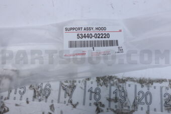 5344002220 Toyota SUPPORT ASSY, HOOD