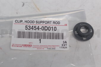 534540D010 CLIP, HOOD SUPPORT R