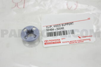 5345452040 CLIP, HOOD SUPPORT ROD