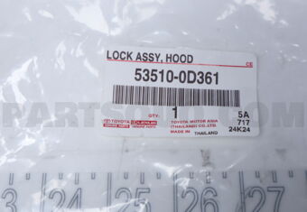 535100D361 LOCK ASSY  HOOD