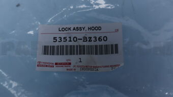 53510BZ360 Toyota LOCK ASSY, HOOD