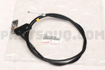 5363028040 CABLE ASSY, HOOD LOCK CONTROL