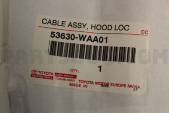 53630WAA01 CABLE ASSY, HOOD