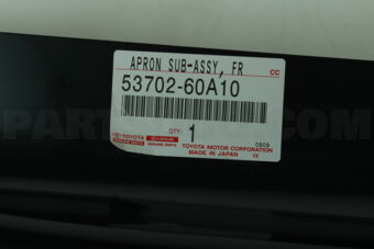 5370260A10 APRON SUB-ASSY, FRONT FENDER, LH